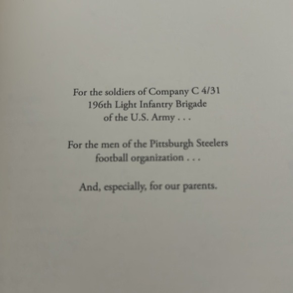 SIGNED NFL Steelers ROCKY BLEIER AUTOGRAPHED BOOK - Picture 4 of 6